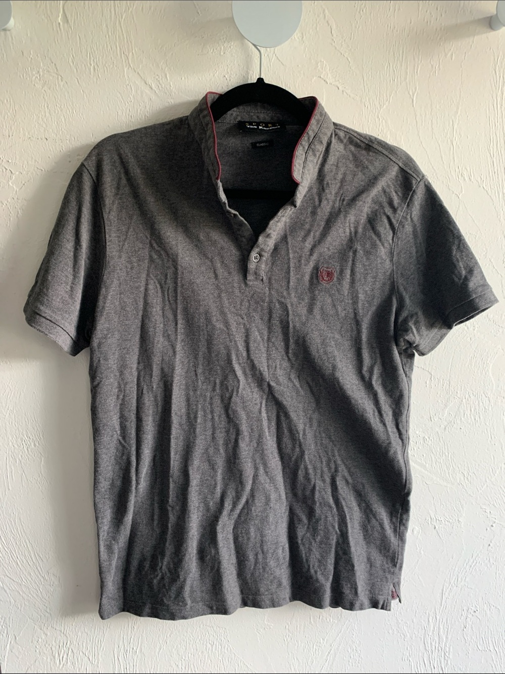 Kooples Men's M Gray Polo Shirt